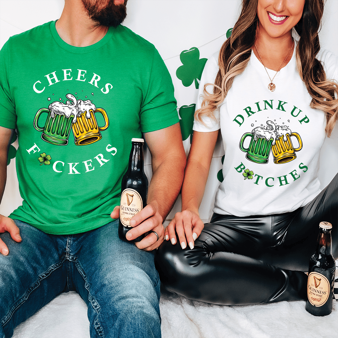 Cheers F🍀uckers Deluxe Unisex T-Shirt