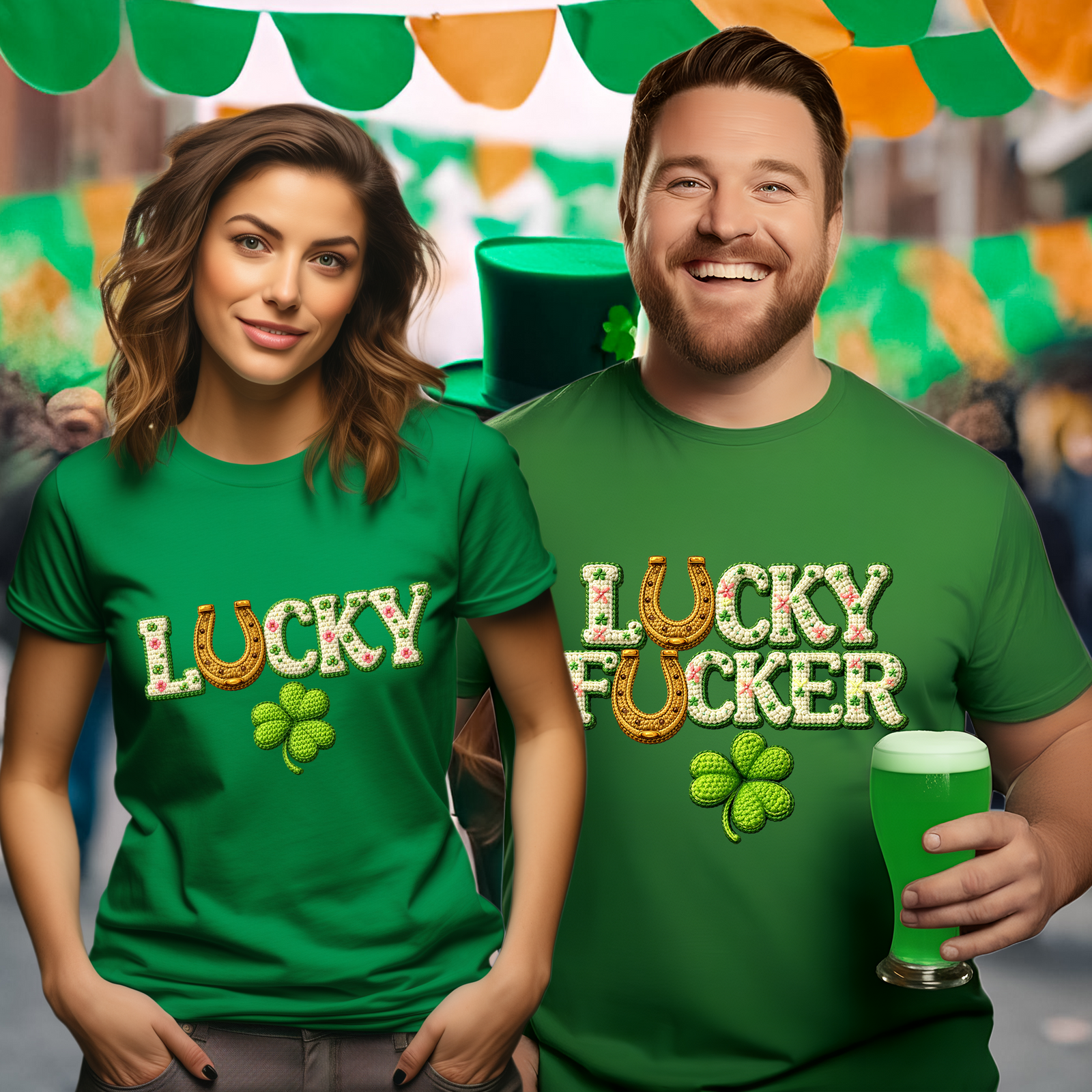 Lucky & Lucky F Deluxe St Patrick's Day Tees {Limited Edition}