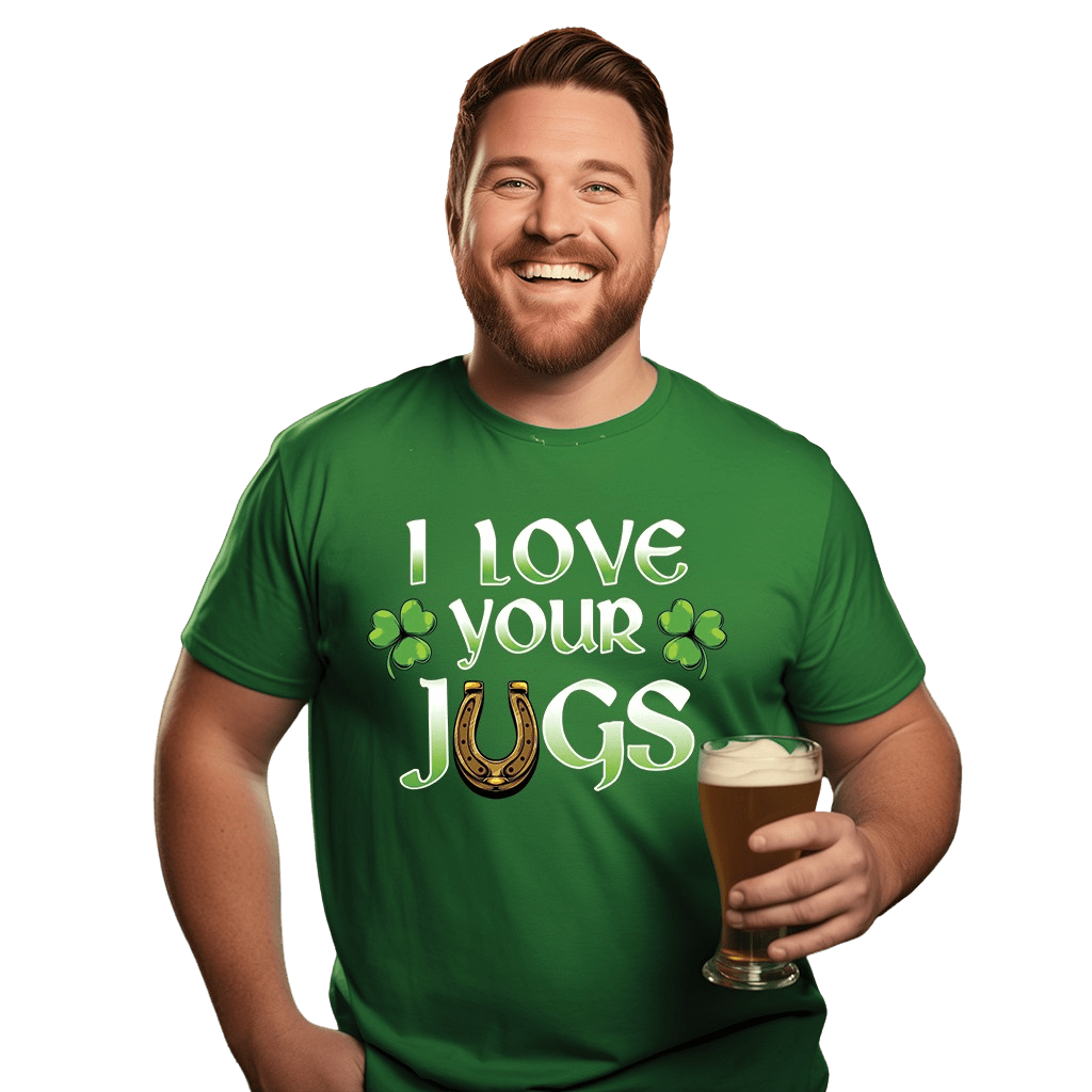 Cheers & I Love Your Jugs 2025 Couples Drinking Shirts
