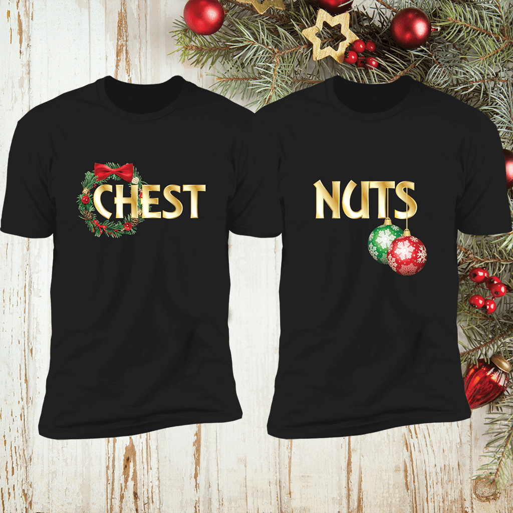Chestnuts Matching Couples Tees | Jet Black Edition