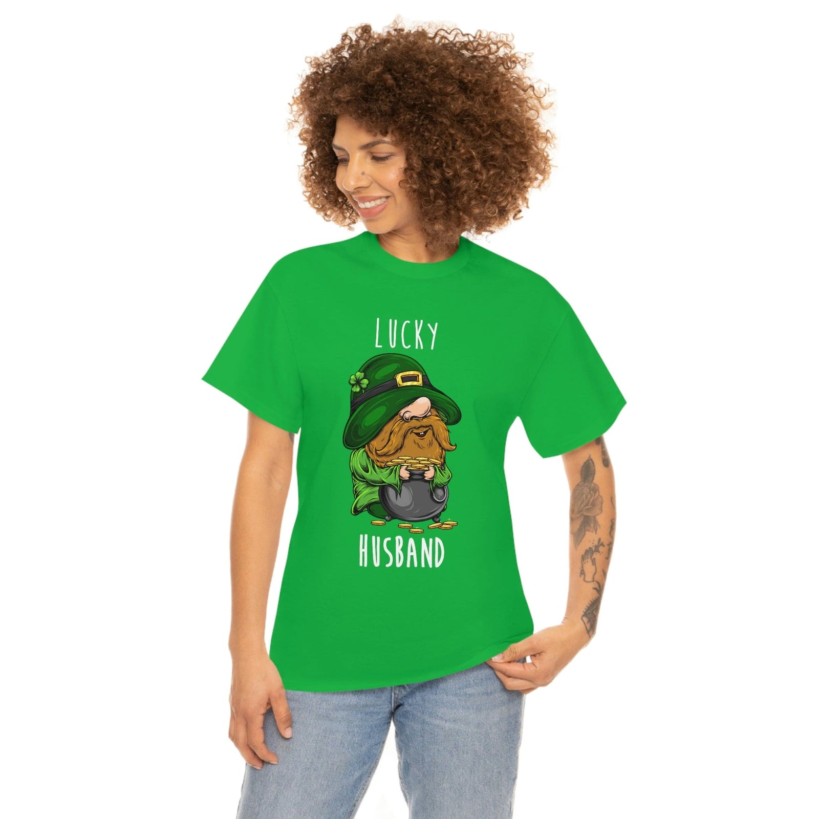 Lucky Husband & Lucky Wife St. Patrick day Drinking Shirt