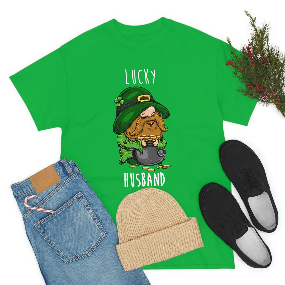 Lucky Husband &amp; Lucky Wife St. Patrick day Drinking Shirt