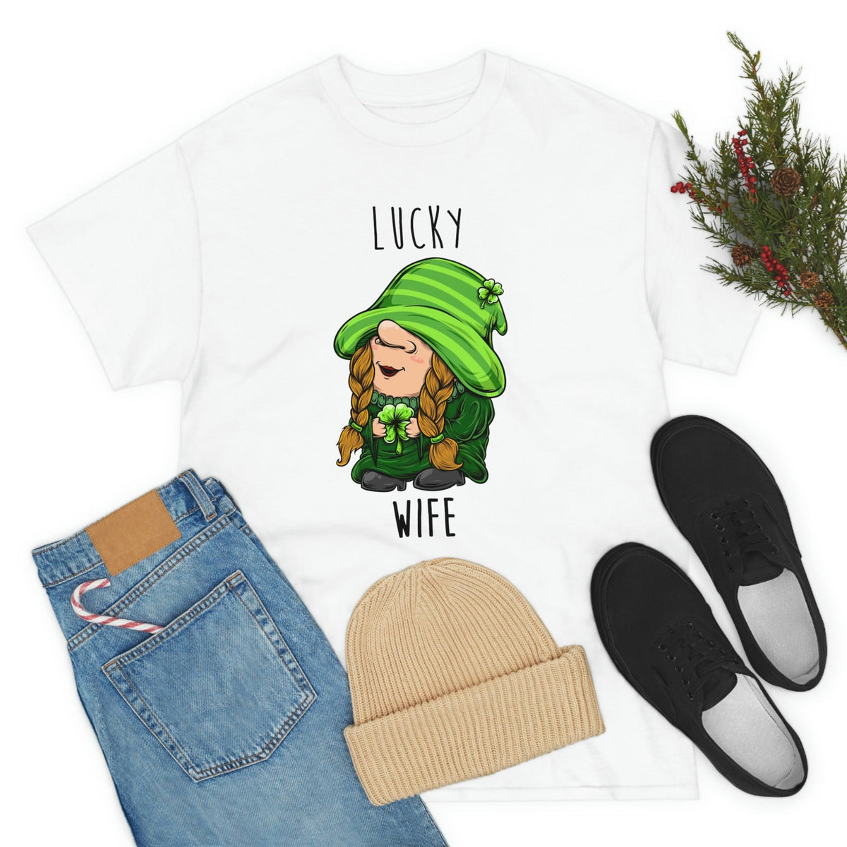 Lucky Husband &amp; Lucky Wife St. Patrick day Drinking Shirt