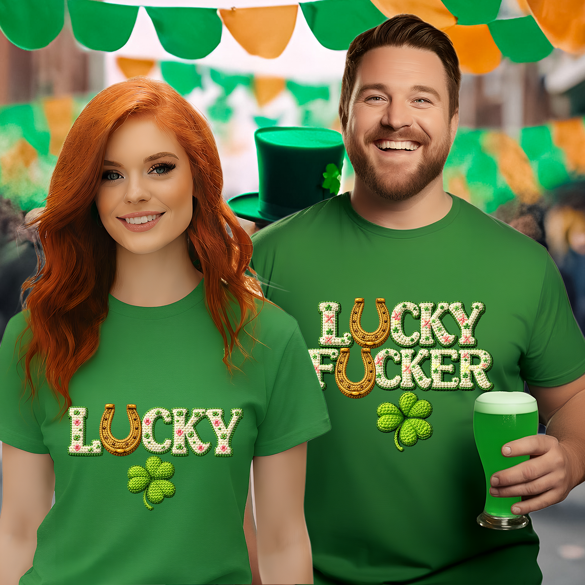 Lucky &amp; Lucky F Deluxe St Patrick's Day Tees {Limited Edition}