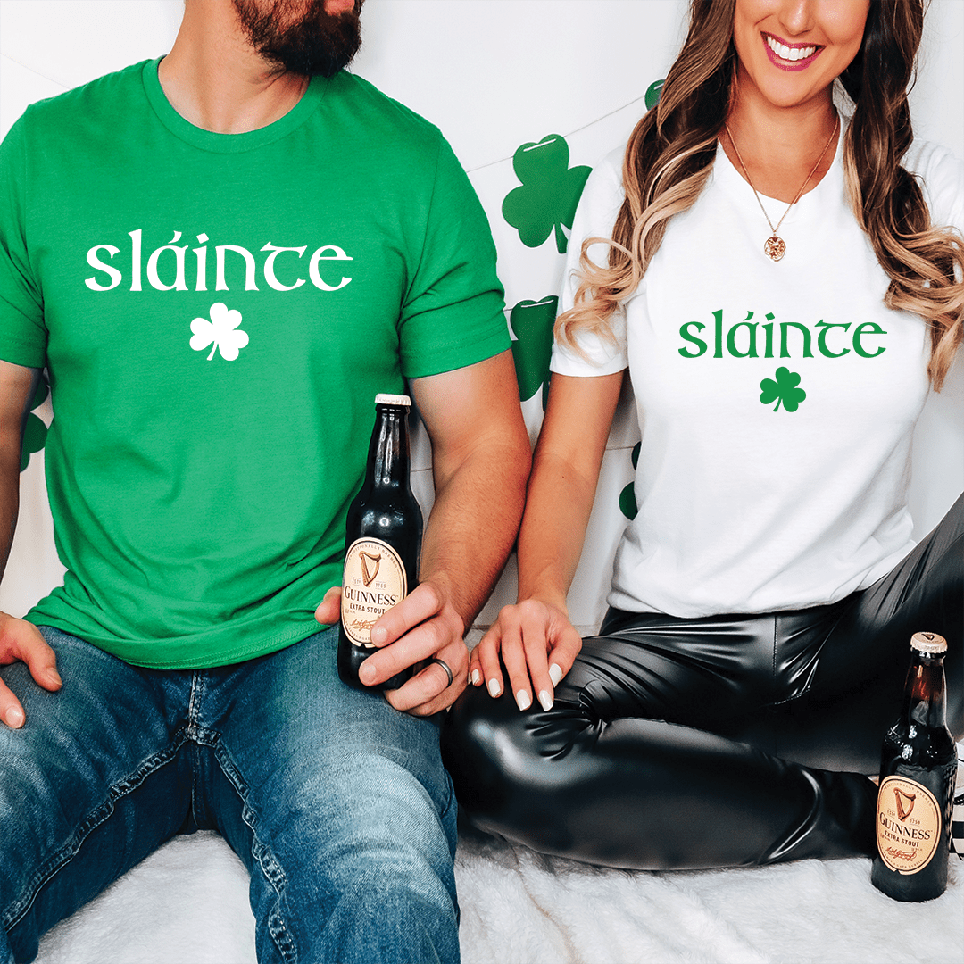 Slainte St. Patrick day Drinking Shirt