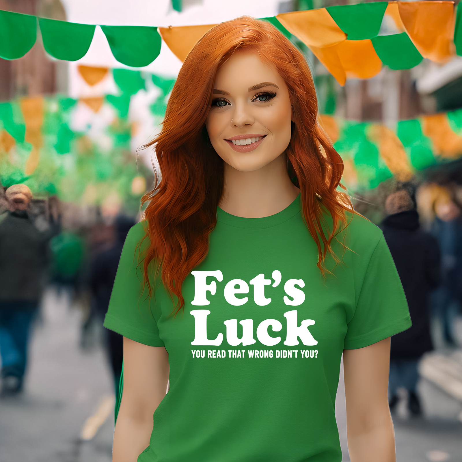 Fet's Luck | Deluxe Irish Green Tee